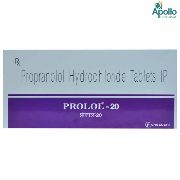 Prolol-20 Tablet 10's, Pack of 10 TABLETS