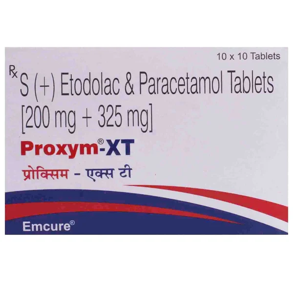 Proxym-XT 200 mg/325 mg Tablet 10's, Pack of 10 TABLETS