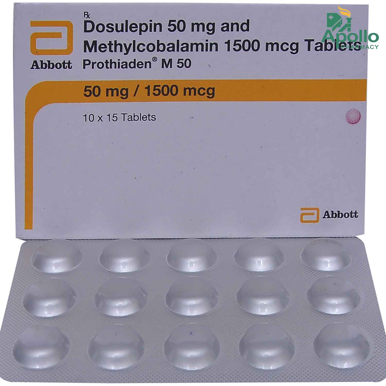 Prothiaden M 50 Tablet 15's, Pack of 15 TABLETS Prothiaden M 50 Tablet 15's, Pack of 15 TABLETS