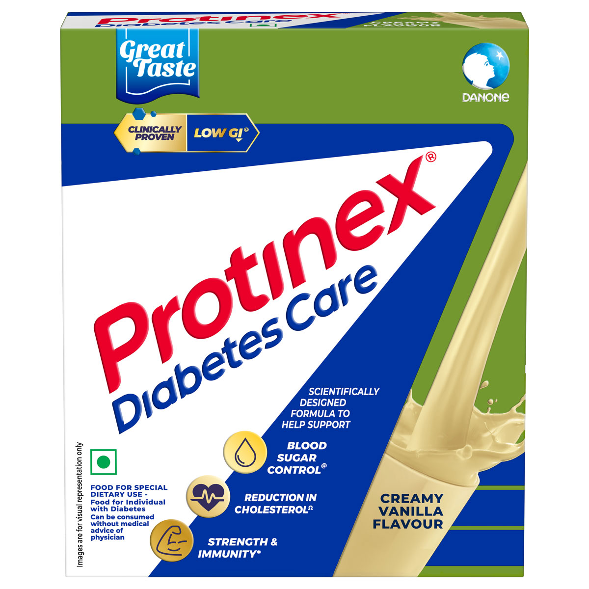 Protinex Diabetes Care Creamy Vanilla Flavour Nutrition Powder 200 gm | For Blood Sugar, Weight Management & Strength, Pack of 1 Protinex Diabetes Care Creamy Vanilla Flavour Nutrition Powder 200 gm | For Blood Sugar, Weight Management & Strength, Pack of 1