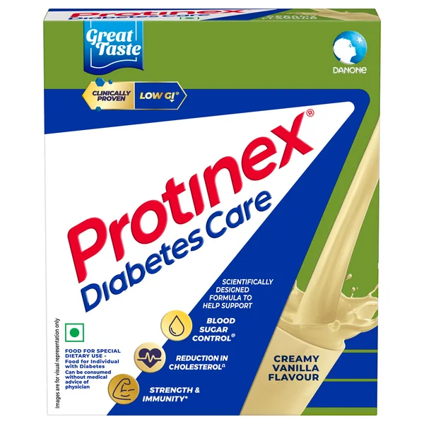 Protinex Diabetes Care Creamy Vanilla Flavour Nutrition Powder 200 gm | For Blood Sugar, Weight Management &amp; Strength, Pack of 1