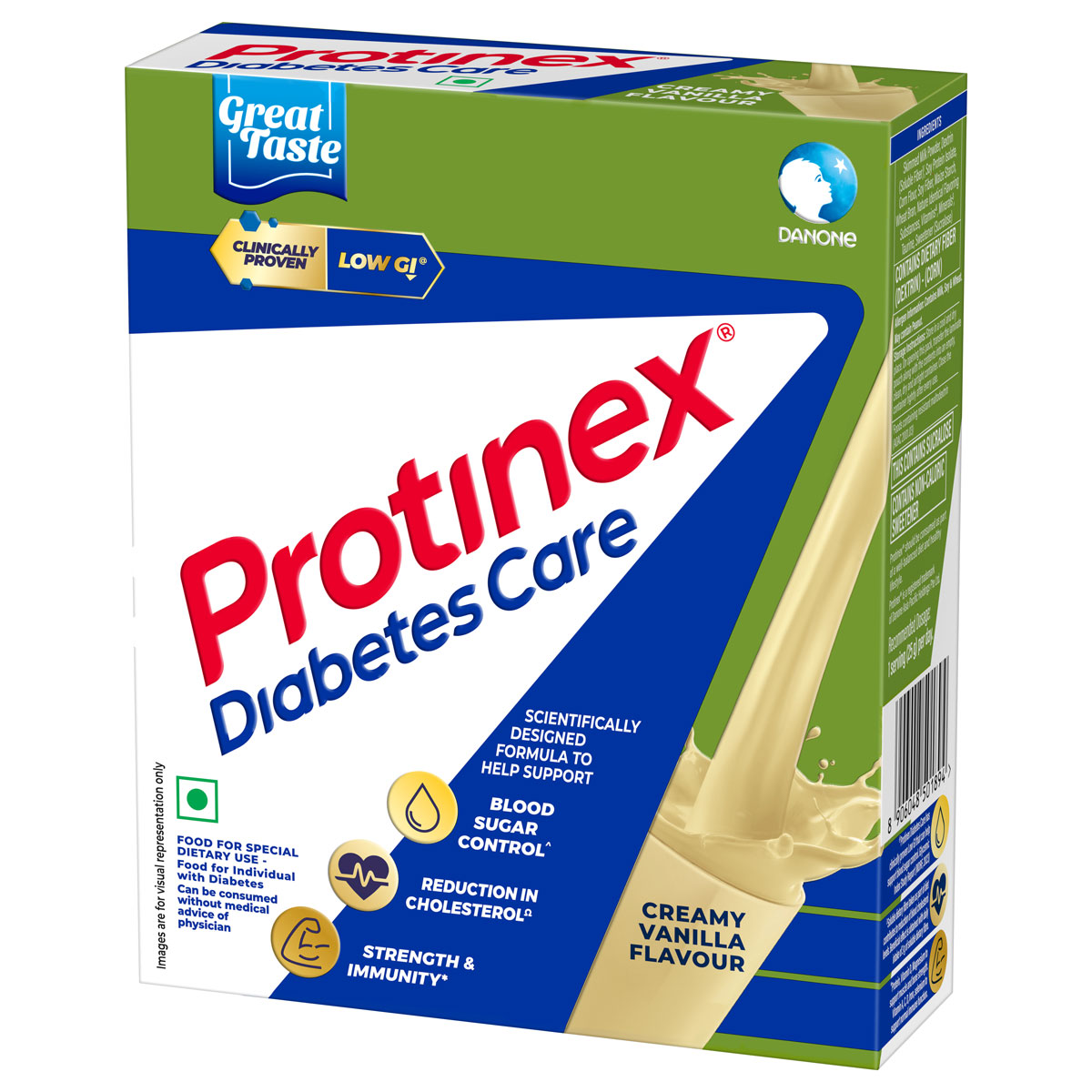 Protinex Diabetes Care Creamy Vanilla Flavour Nutrition Powder 200 gm | For Blood Sugar, Weight Management & Strength, Pack of 1 Protinex Diabetes Care Creamy Vanilla Flavour Nutrition Powder 200 gm | For Blood Sugar, Weight Management & Strength, Pack of 1