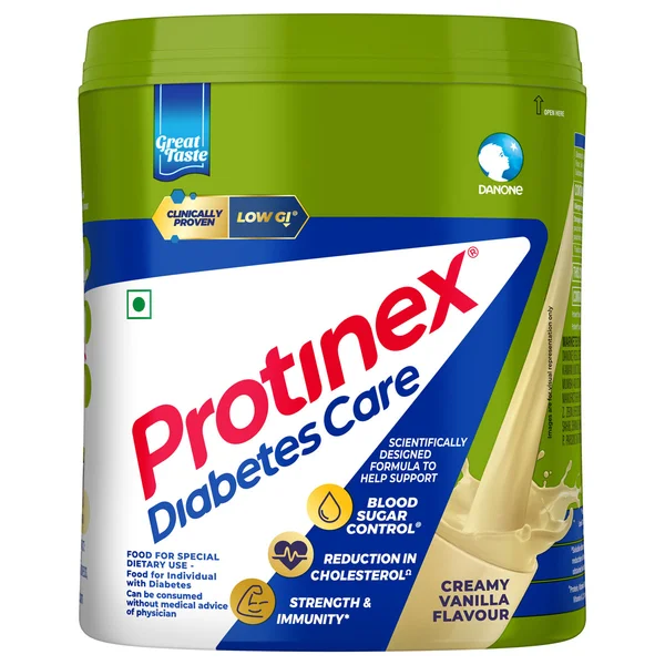 Protinex Diabetes Care Creamy Vanilla Flavour Nutrition Powder 400 gm | For Blood Sugar, Weight Management &amp; Strength, Pack of 1
