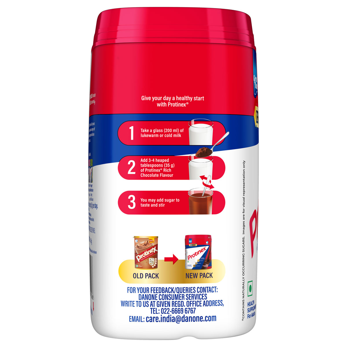 Protinex Rich Chocolate Flavour Nutrition Powder for Adults, 400 gm Jar, Pack of 1 Protinex Rich Chocolate Flavour Nutrition Powder for Adults, 400 gm Jar, Pack of 1