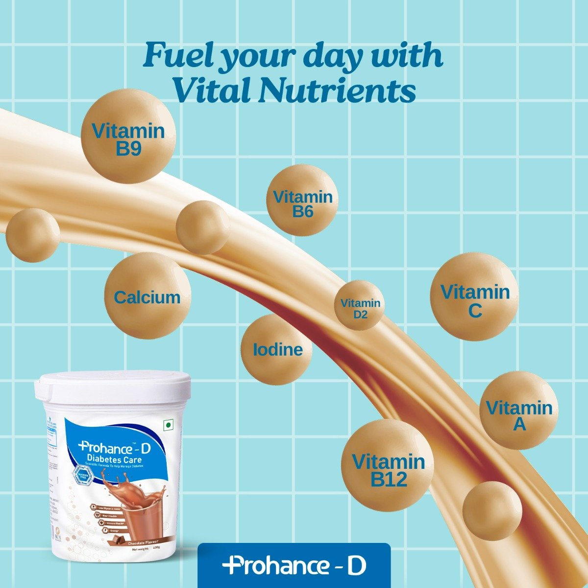 Prohance-D Sugar Free Chocolate Powder 400 gm, Pack of 1 Prohance-D Sugar Free Chocolate Powder 400 gm, Pack of 1