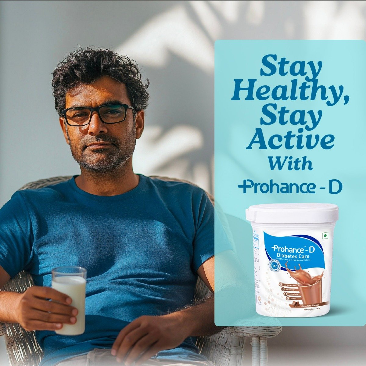 Prohance-D Sugar Free Chocolate Powder 400 gm, Pack of 1 Prohance-D Sugar Free Chocolate Powder 400 gm, Pack of 1