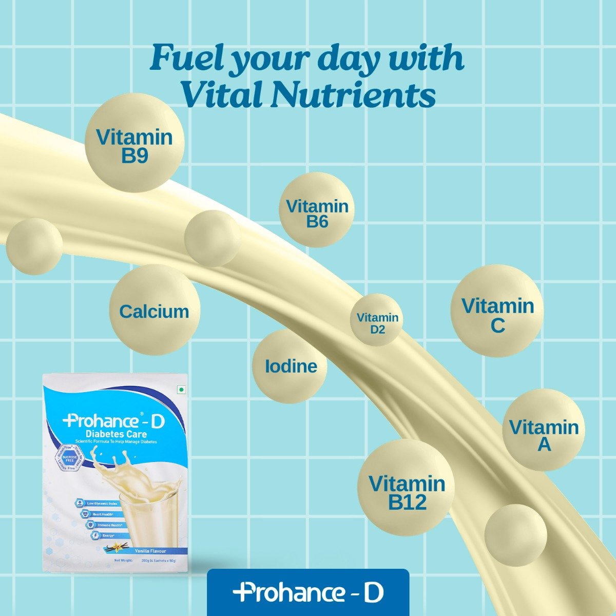 Prohance-D Vanilla Powder 200 gm, Pack of 1 Prohance-D Vanilla Powder 200 gm, Pack of 1