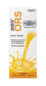 Prolyte ORS Lemon Flavour Energy Drink, 200 ml