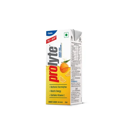 Prolyte Orange Flavour Energy Drink, 200 ml