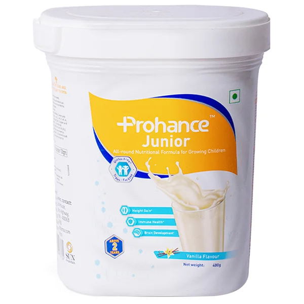 Prohance Junior Vanilla Flavour Nutritional Drink Powder, 400 gm, Pack of 1