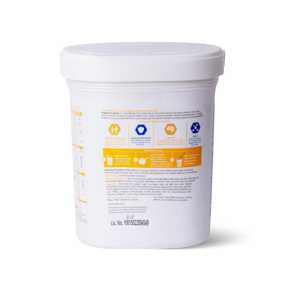 Prohance Junior Vanilla Powder 400 gm, Pack of 1 Prohance Junior Vanilla Powder 400 gm, Pack of 1