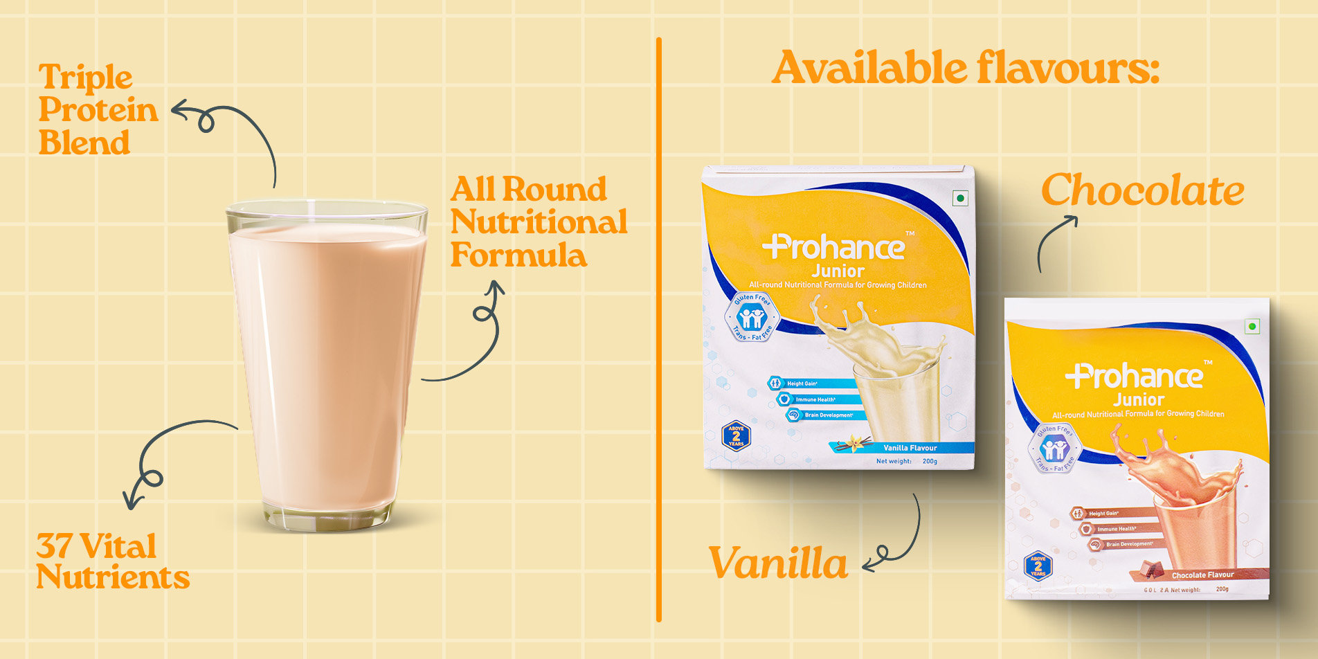 Prohance Junior Chocolate Flavour Powder 200 gm, Pack of 1 Prohance Junior Chocolate Flavour Powder 200 gm, Pack of 1