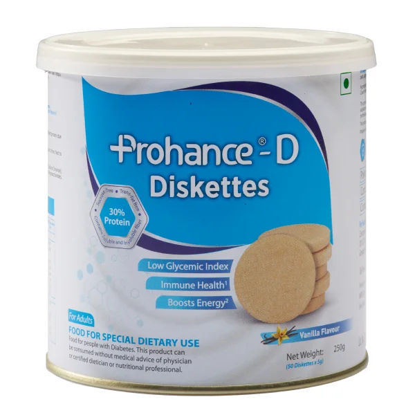 Prohance-D Vanilla Flavour Diskettes, 250 gm, Pack of 1