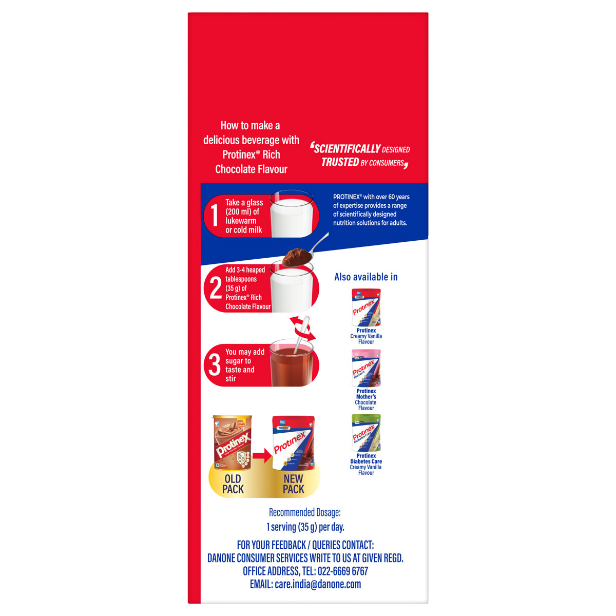 Protinex Rich Chocolate Flavour Nutrition Powder for Adults, 1 kg, Pack of 1 Protinex Rich Chocolate Flavour Nutrition Powder for Adults, 1 kg, Pack of 1