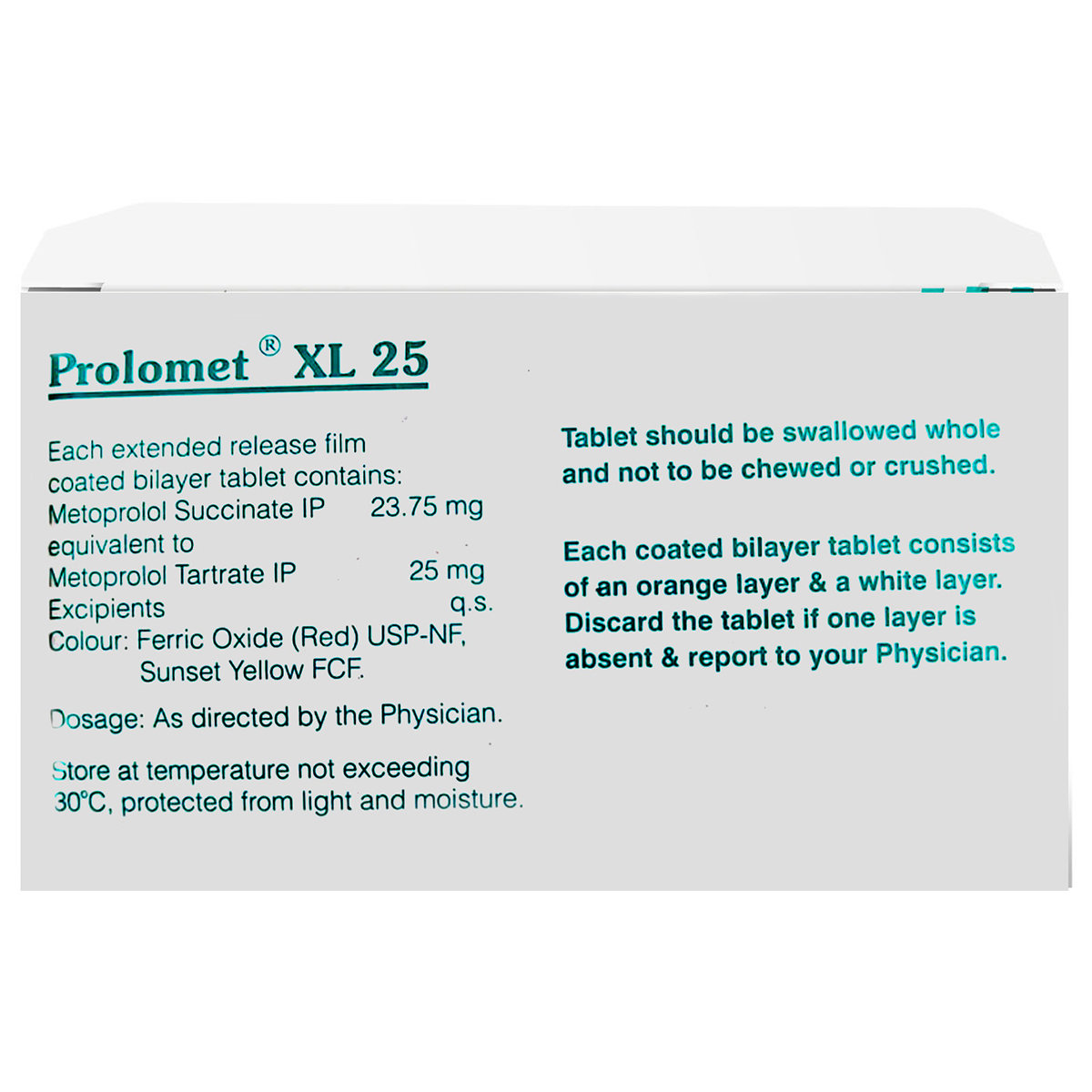 Prolomet XL 25 Tablet 15's, Pack of 15 TabletS Prolomet XL 25 Tablet 15's, Pack of 15 TabletS