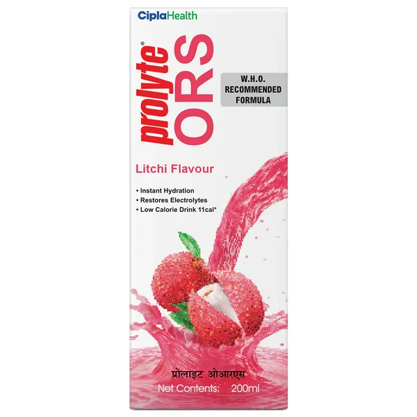 Prolyte ORS Litchi Flavour Energy Drink, 200 ml