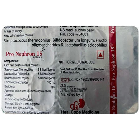 Pro Nephron 15 Capsule 10's