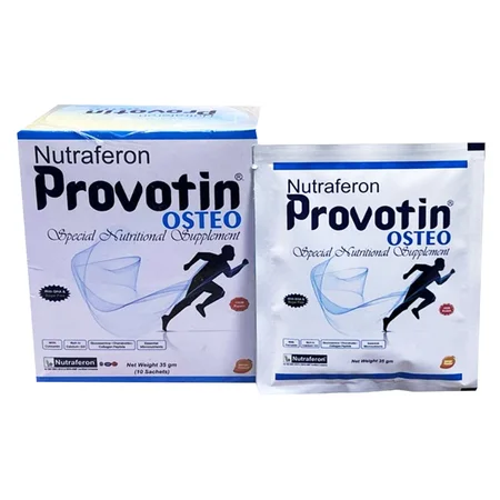 Nutraferon Provotin Osteo Sugar Free Mango Flavour Powder Sachet 10x35 gm