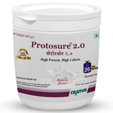 Protosure 2.0 Vanilla Flavour Powder, 400 gm
