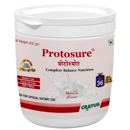 Protosure HP Vanilla Flavour High Protein Powder, 400 gm