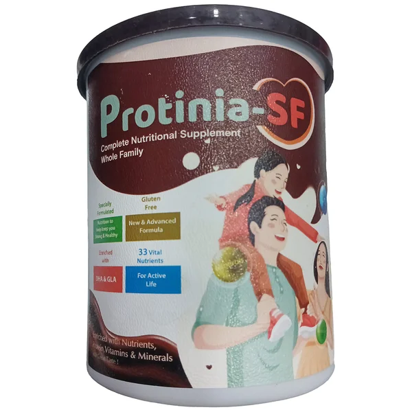 Protinia-Sf Chocalate Powder, 200 gm Jar
