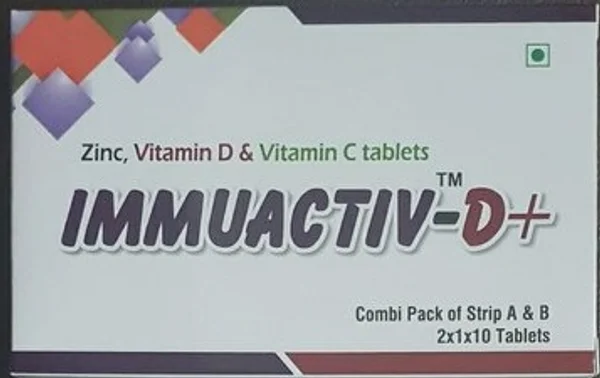 Immuactiv-D Plus Combipack, Pack of 1 TABLET