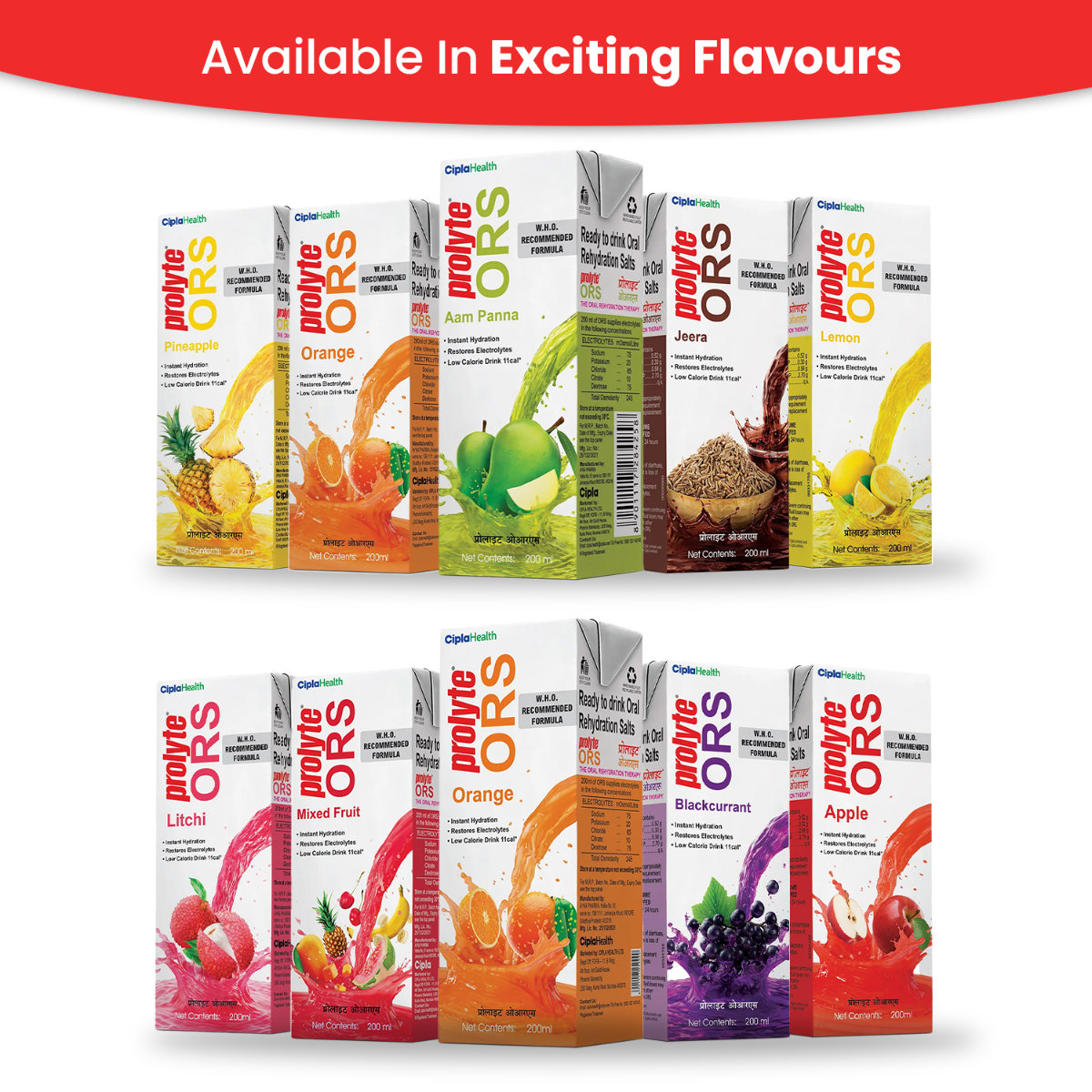 Prolyte ORS Apple Flavour Drink 200 ml, Pack of 1 Prolyte ORS Apple Flavour Drink 200 ml, Pack of 1