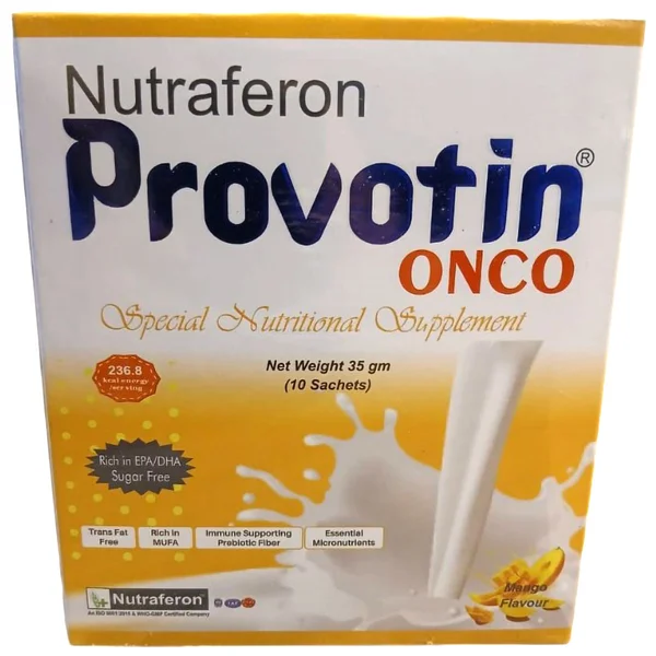 Nutraferon Provotin Onco Sugar Free Mango Flavour Sachet 35G X10 Sachets