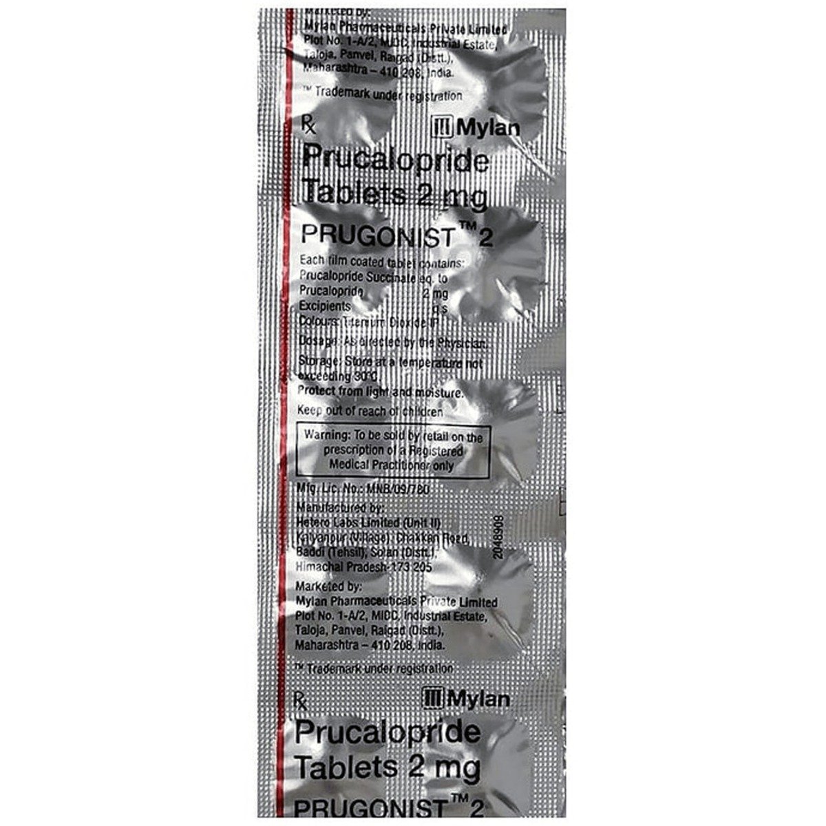 Prugonist 2 Tablet 10's, Pack of 10 TABLETS Prugonist 2 Tablet 10's, Pack of 10 TABLETS