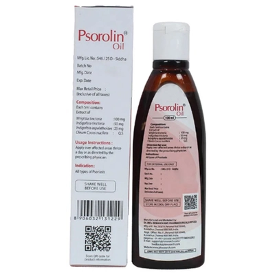 Dr. JRK Psorolin Oil, 100 ml, Pack of 1