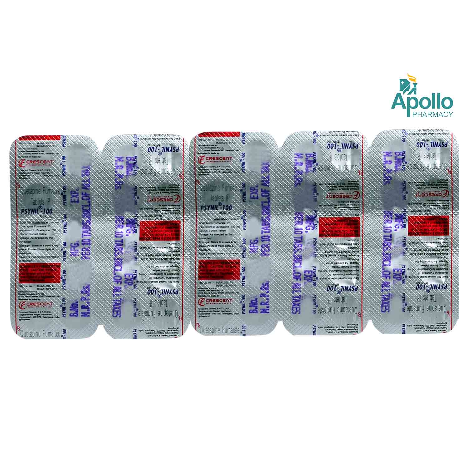 Psynil 100 Tablet 10's, Pack of 10 TabletS Psynil 100 Tablet 10's, Pack of 10 TabletS