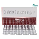 PSYNIL 25MG TABLET, Pack of 10 TABLETS