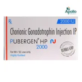 Pubergen 2000IU Injection 1 ml, Pack of 1 INJECTION