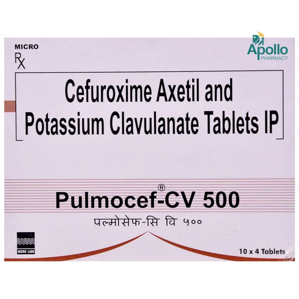 Pulmocef CV 500 Tablet 4's