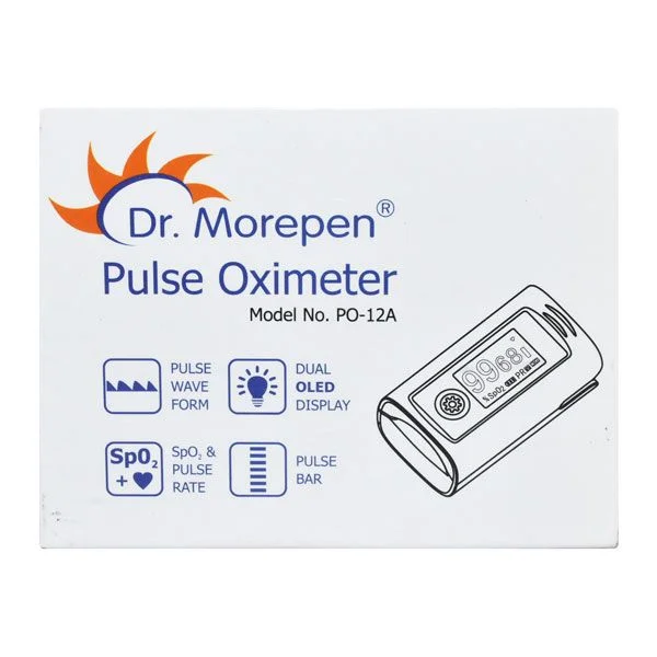 Dr.Morepen Pulse Oximeter PO-12A, 1 Count, Pack of 1