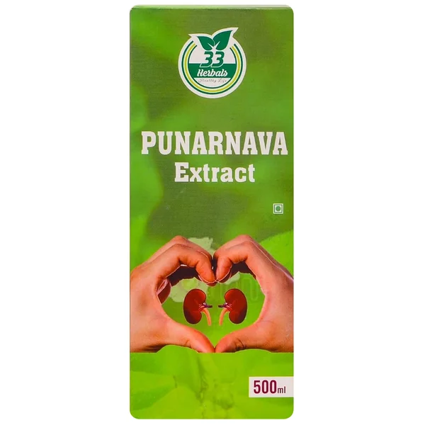 33 Herbals Punarnava Juice, 500 ml
