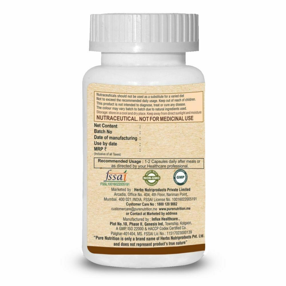 Pure Nutrition Curcumin with Black Pepper Veg Capsules, 60 Count, Pack of 1 Pure Nutrition Curcumin with Black Pepper Veg Capsules, 60 Count, Pack of 1