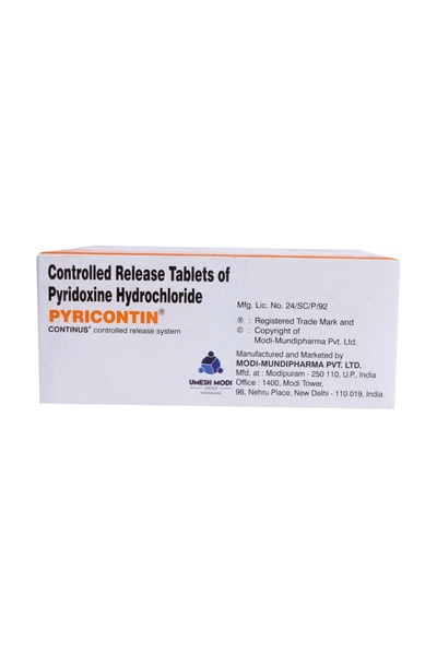 Pyricontin Tablet 10's, Pack of 10 TABLETS