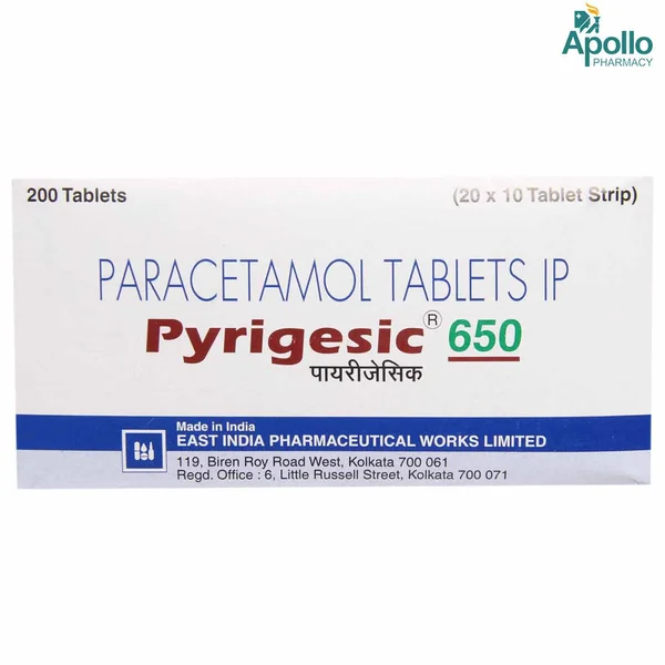 Pyrigesic 650 Tablet 10's