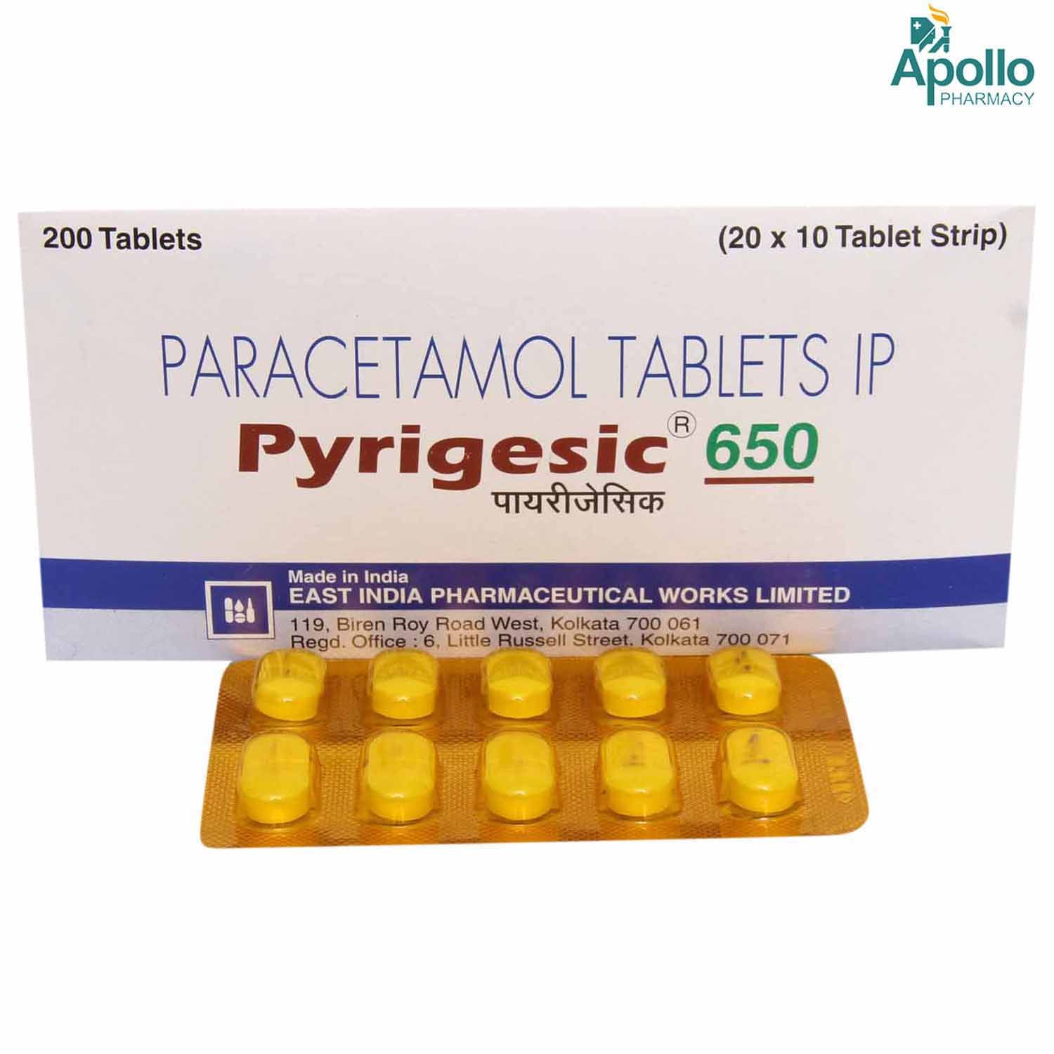 Pyrigesic 650 Tablet 10's Price, Uses, Side Effects, Composition ...