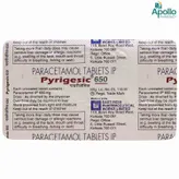 Pyrigesic 650 Tablet 10's, Pack of 10 TABLETS
