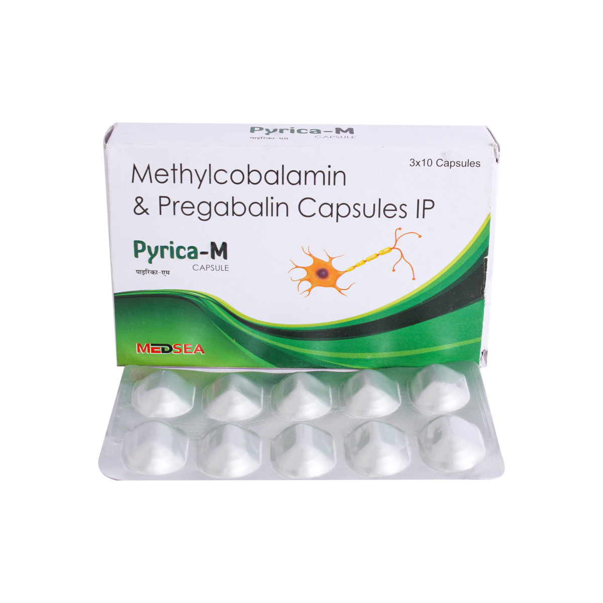 Pyrica-M Capsule 10's, Pack of 10 CapsuleS Pyrica-M Capsule 10's, Pack of 10 CapsuleS