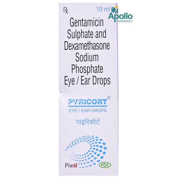 Pyricort Eye/Ear Drops 10 ml, Pack of 1 EYE/EAR DROPS