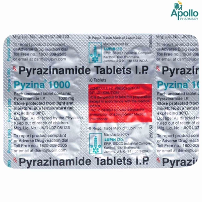 Pyzina 1000 Tablet 10's, Pack of 10 TabletS