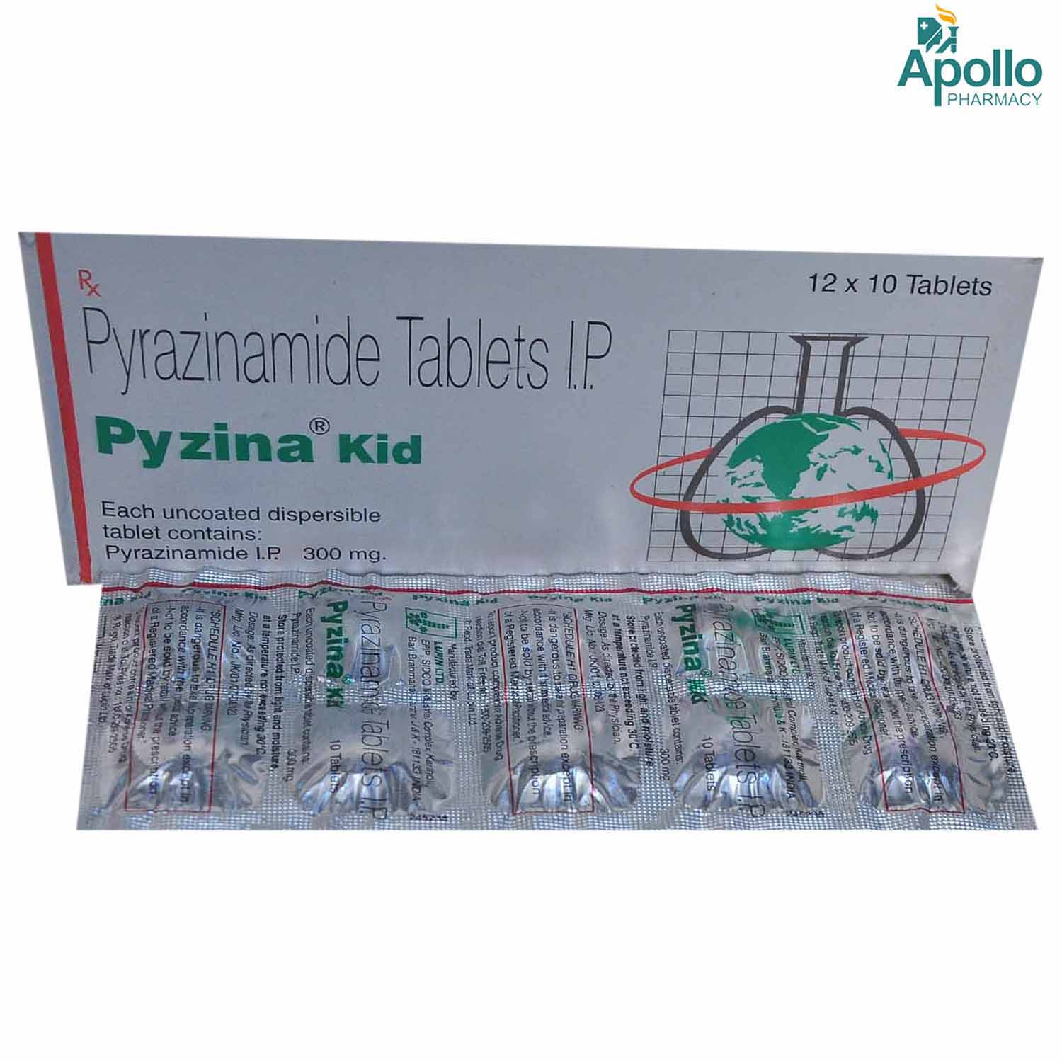 PYZINA KID TABLET, Pack of 10 TABLETS PYZINA KID TABLET, Pack of 10 TABLETS