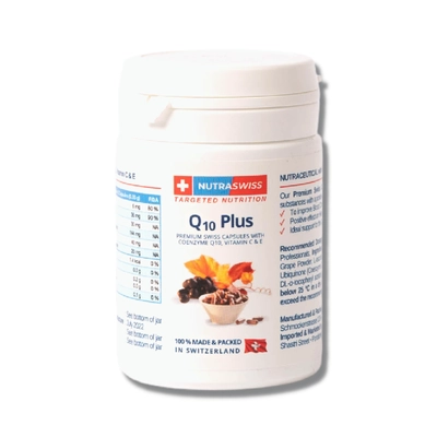 Nutraswiss Q10 Plus, 60 Capsules, Pack of 1