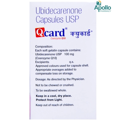 Qcard Capsule 10's, Pack of 10 CAPSULES