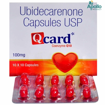 Qcard Capsule 10's, Pack of 10 CAPSULES