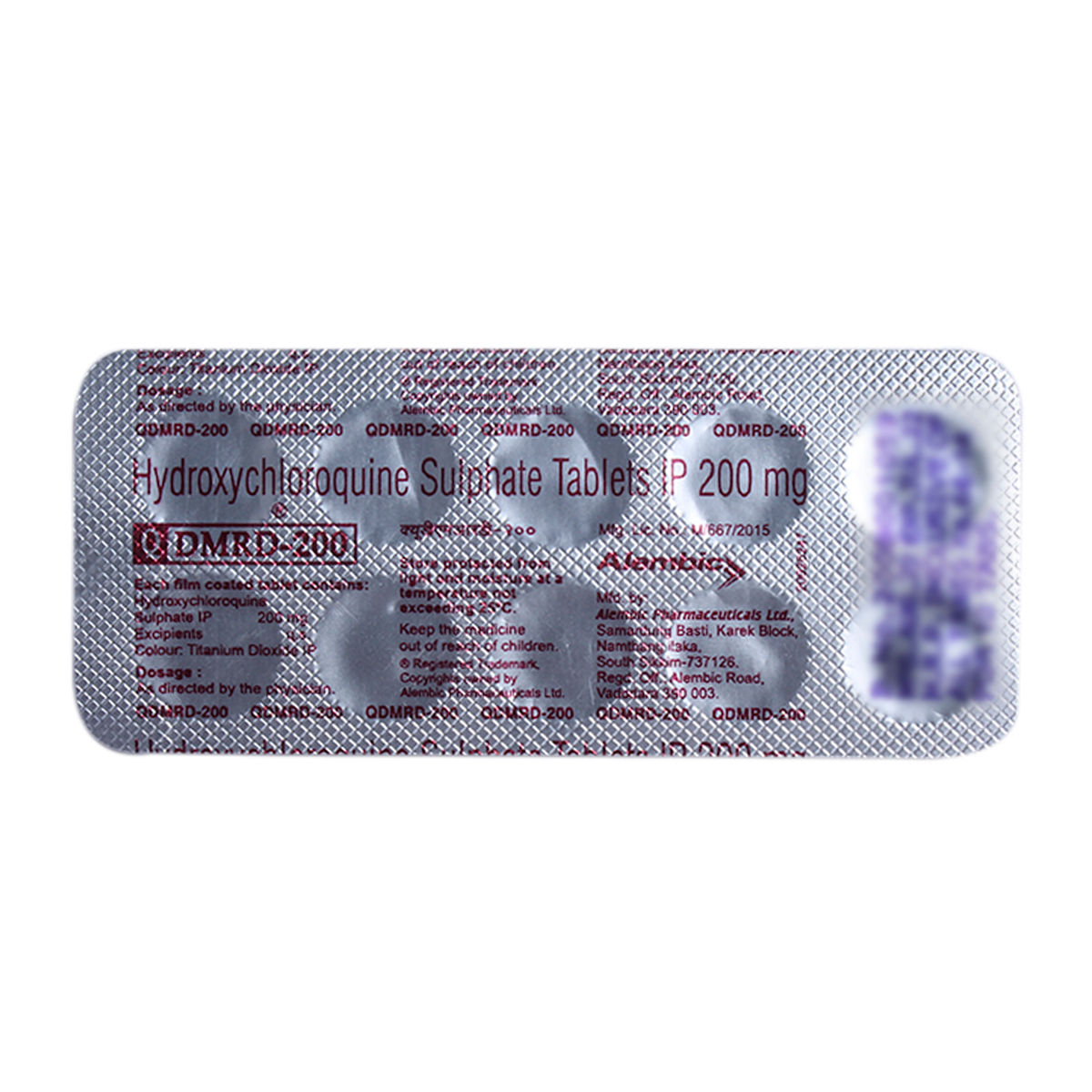 Buy Qdmrd-200 Tablet 10's Online