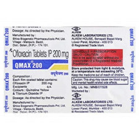 Qmax 200 mg Tablet 10's